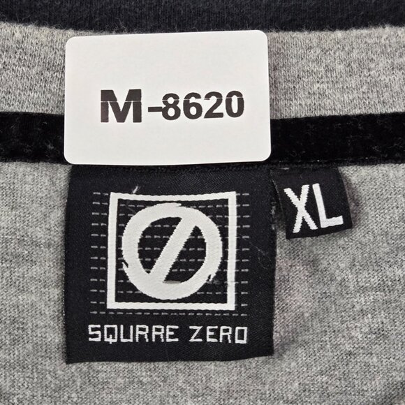 Square Zero‎ Men Shirt XL Gray Animal Print Cobra Corset Star Embroidered - Picture 5 of 7